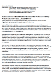 Environmental Law Clinic Achieves New EPA Ballast Water Settlement
