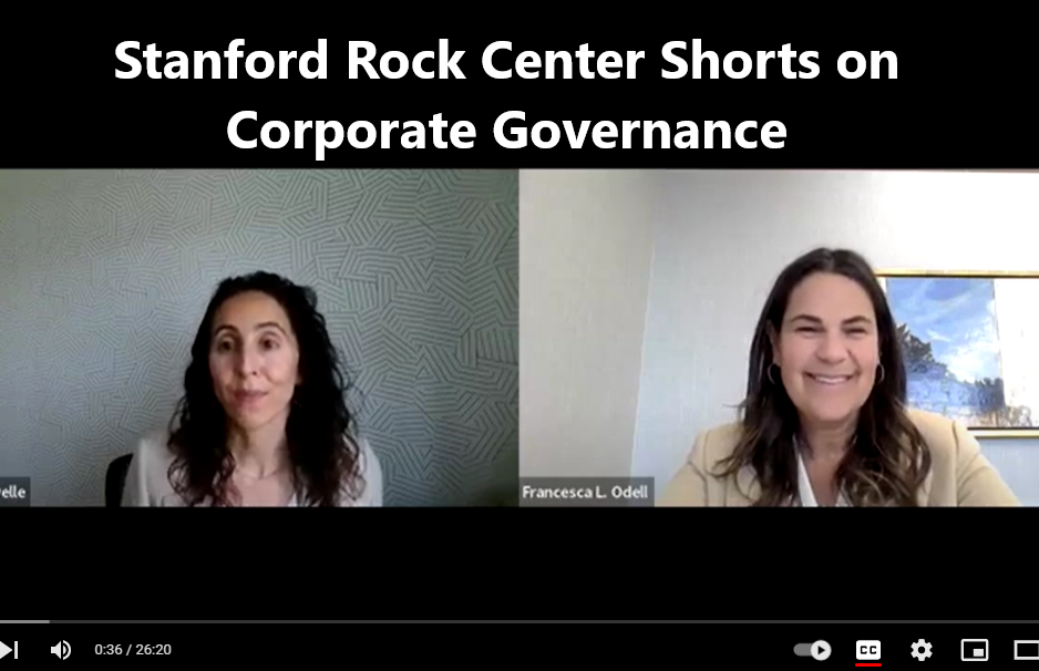 Arthur and Toni Rembe Rock Center for Corporate Governance 99