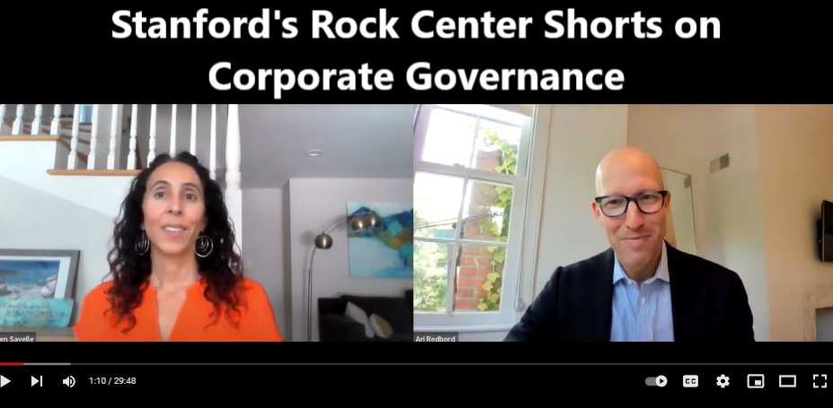 Arthur and Toni Rembe Rock Center for Corporate Governance 83