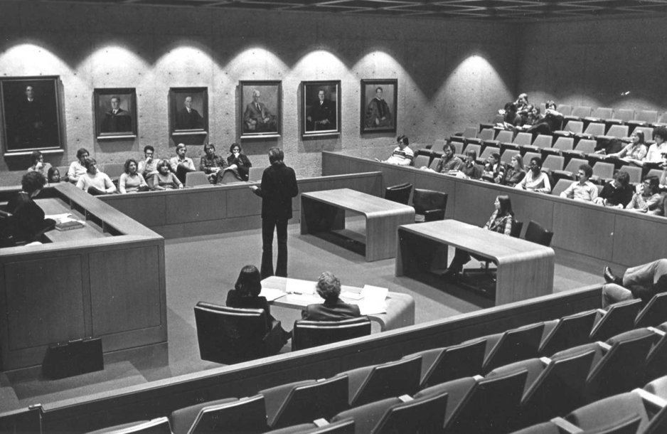 Stanford Law School court room 1999