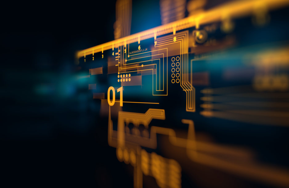 Programming code abstract technology background of software developer and Computer script