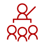 student faculty classroom icon small block