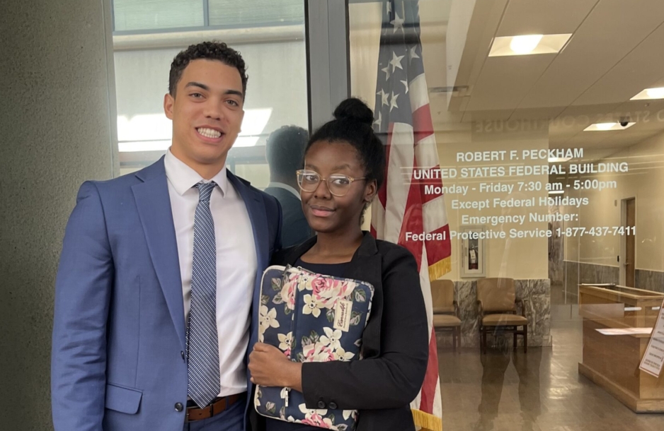 CLC Students at Social Security Hearing