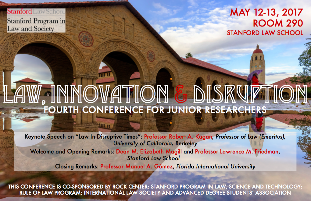 Stanford Program in Law and Society Fourth Conference for Junior Researchers