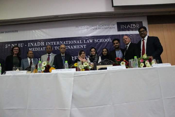 AUAF Students Win Spirit Award at 2016 NLIU International Law School Mediation Tournament and Secure Only Invitation to Progress To Worldwide Competition