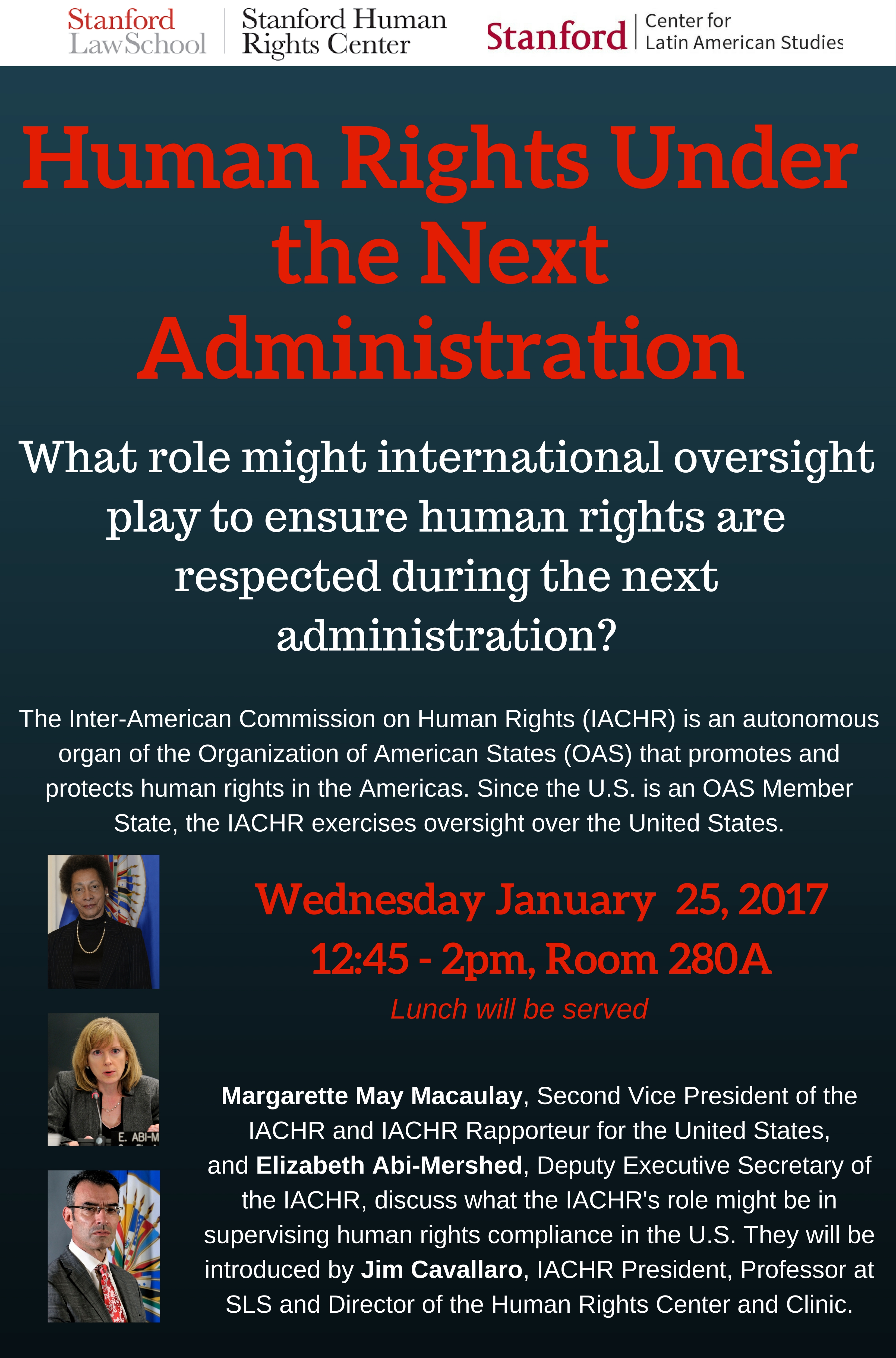 Human Rights Under the Next Administration - the View from International Law