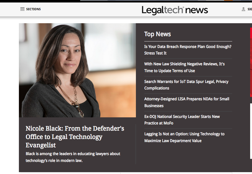Women of Legal Tech: Nicole Black 1
