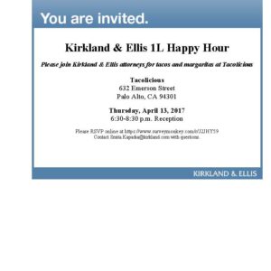 Kirkland & Ellis 1L Event