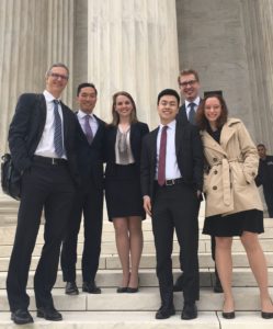 Stanford Law Students Describe Journey from Certorari to Oral Argument at Supreme Court 1 The Cert Stage Team (from left to right): Professor Jeffrey L. Fisher, James Xi (JD ’17), Shannon Grammel (JD ’17), Andrew Chang (JD ’17), Matthew Sellers (JD ’17), and Alison Gocke (JD ’17).