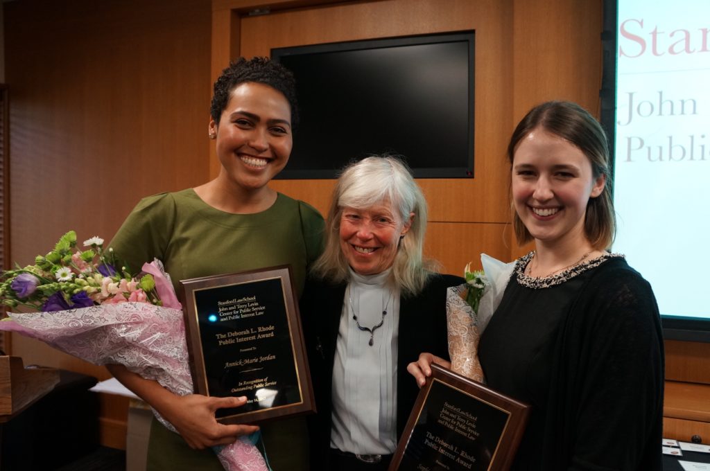 Stanford Law School Students Honored for Dedication to Public Interest Work