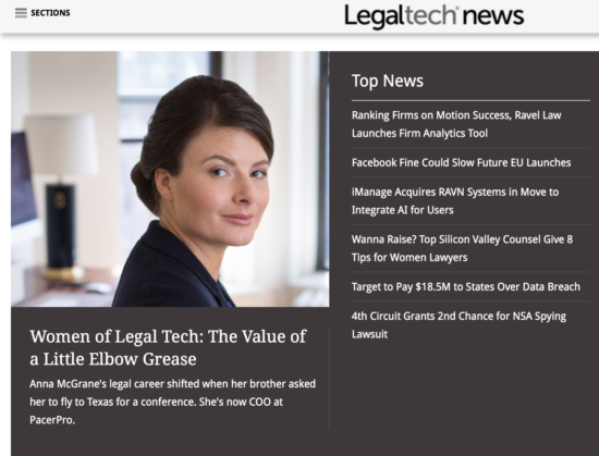 Women of Legal Tech: Anna McGrane