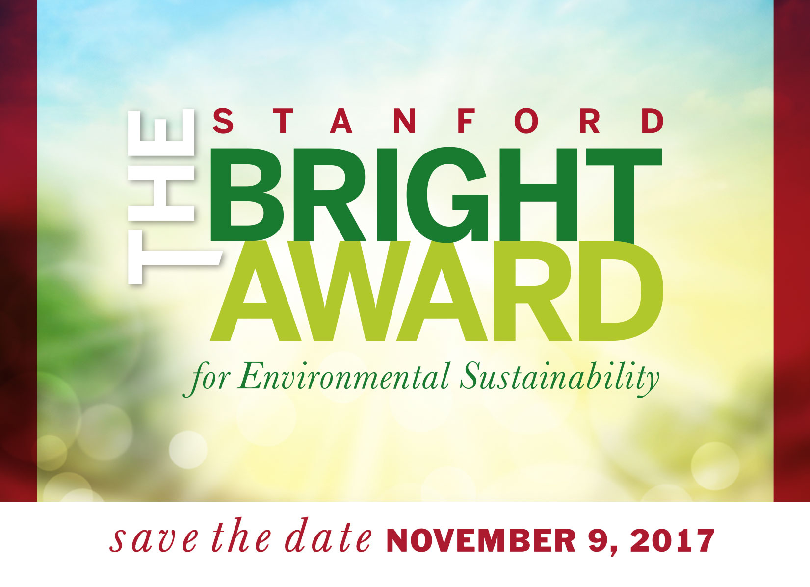 2017 Bright Award for Environmental Sustainability 1