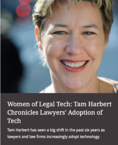 Women of Legal Tech: Tam Harbert 1