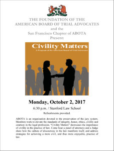 Civility Matters: Winning Inside and Outside the Courtroom While Remaining Civil 1