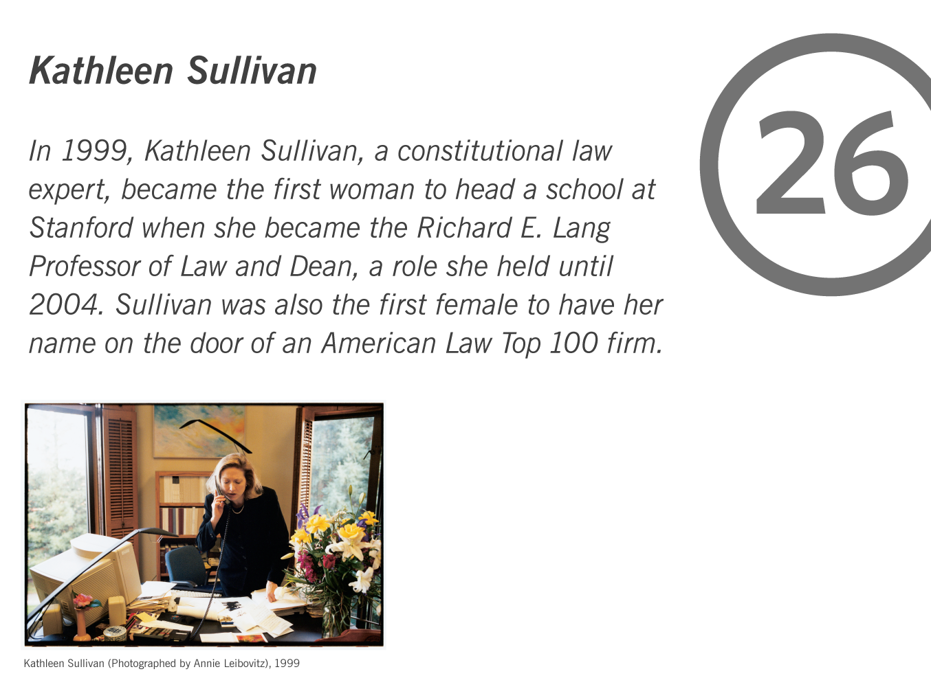 Kathleen Sullivan, 1999