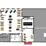 Second Floor map of the library