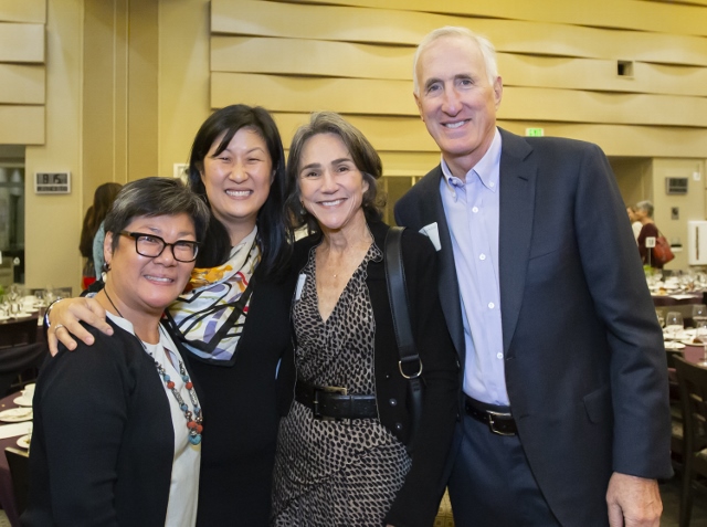 Diane Chin, Anna Wang, Terry Levin, and John Levin