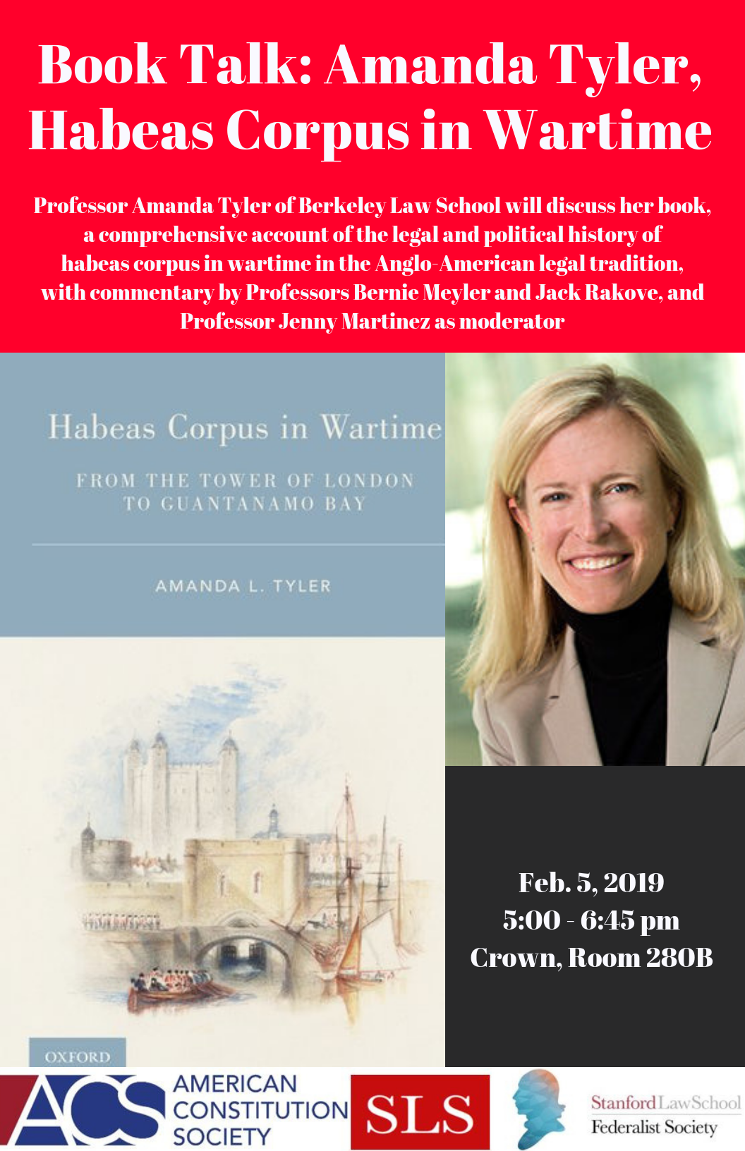 Book Talk: Amanda Tyler, Habeas Corpus in Wartime 9