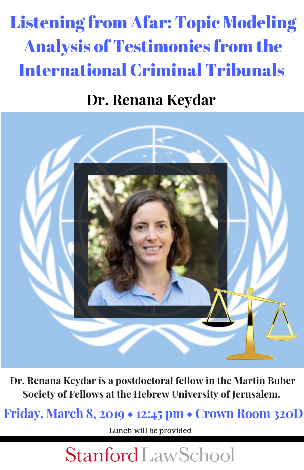 Lunch Talk with Dr. Renana Keydar