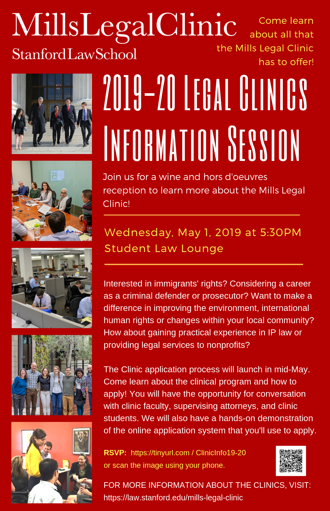 Mills Legal Clinic: 2019-20 Legal Clinics Information Session