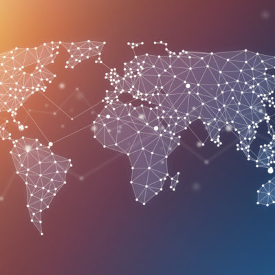 Illustration of a global map.