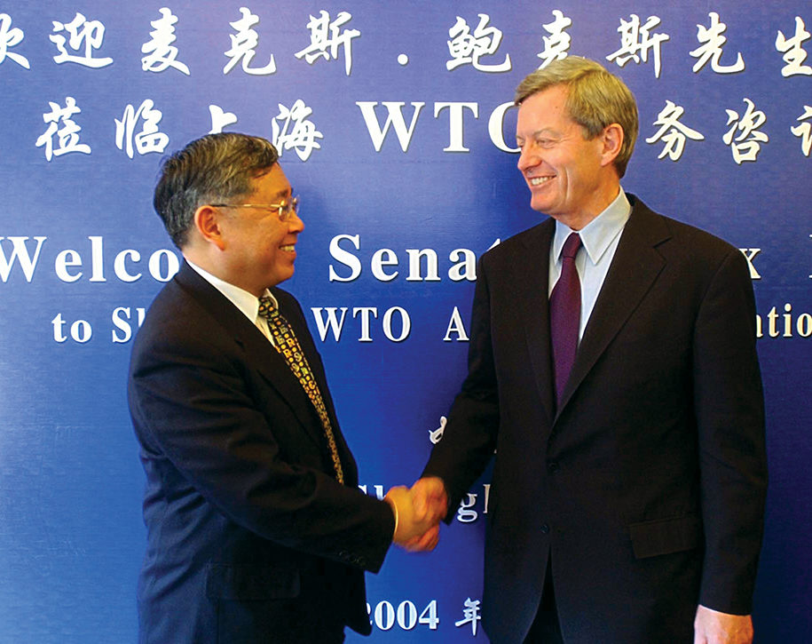 Legal Matters: China, trade, and politics Max Baucus, Former U.S. Senator from Montana and Ambassador to China 1