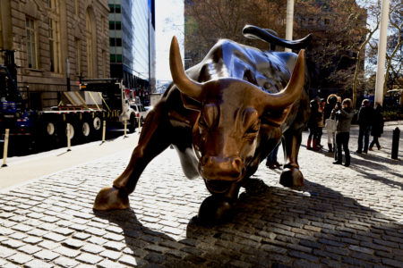 charging bull in New York