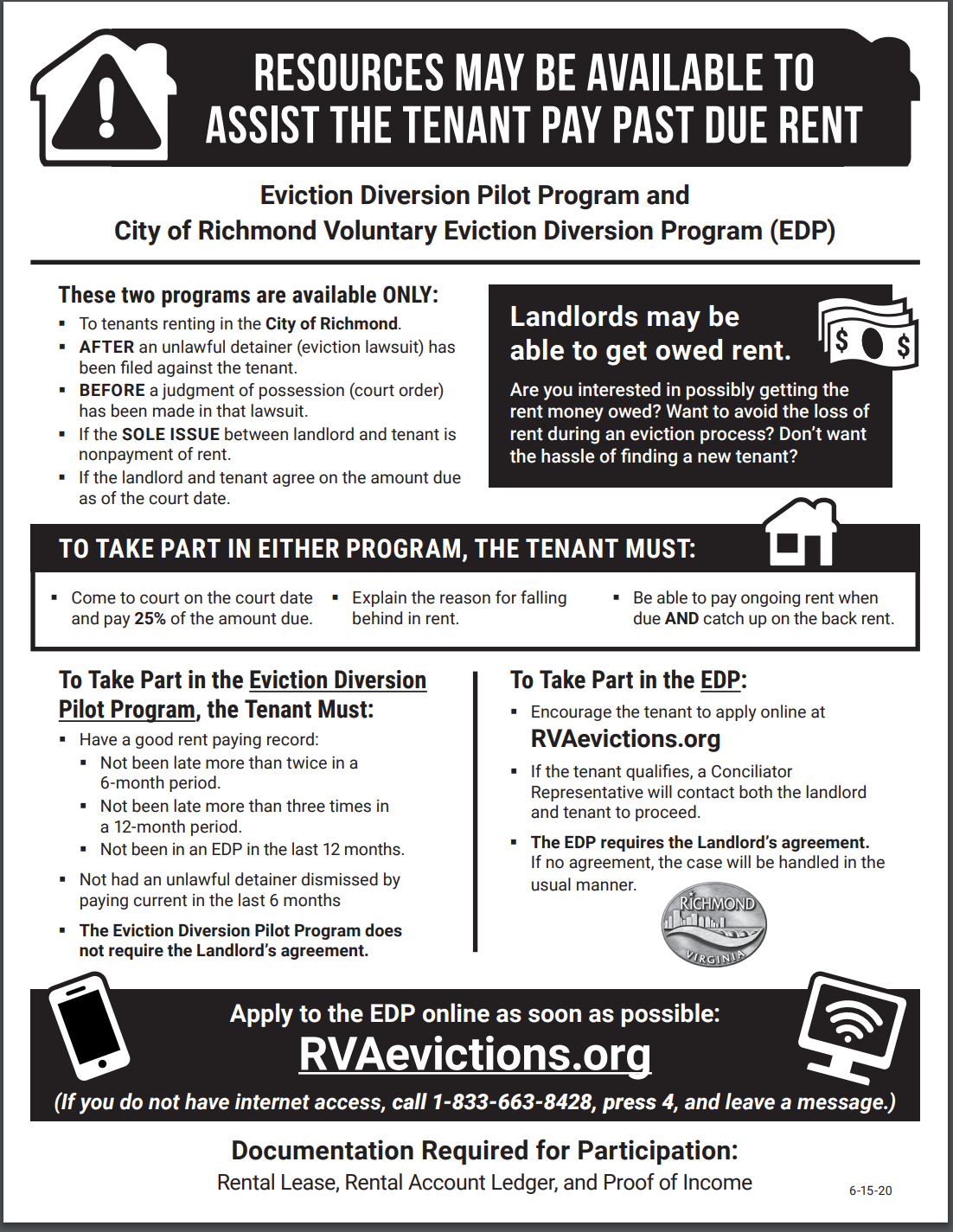 City of Richmond Eviction Diversion Program