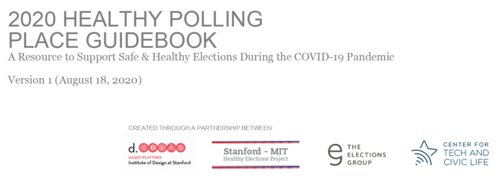 Polling Stations, Supply Chains, and Ballot Verification - Solving for Election 2020 1