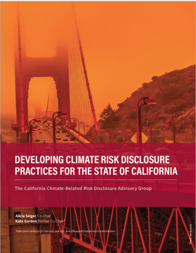 Stanford-Led Advisory Group Deliver First-Ever Report on Climate-Related Financial Disclosure Practices for the State of California