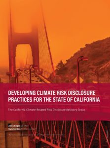 Climate Risk Disclosures (LAW 808F)