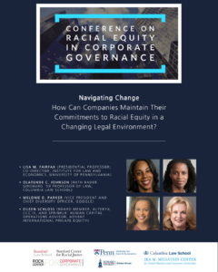 Conference on Racial Equity in Corporate Governance Urges Companies to ‘Stay the Course’