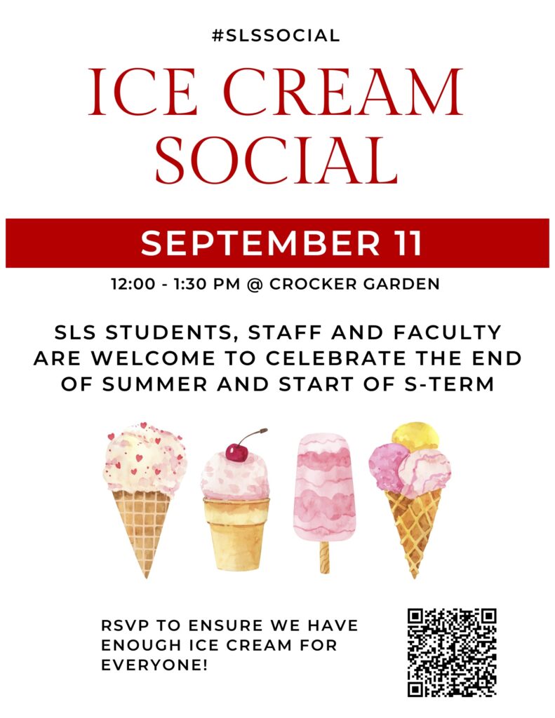 Flier for 9/11/2023 Ice Cream Social #slssocial
