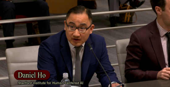 Stanford Law’s Dan Ho Testifies Before the California State Senate