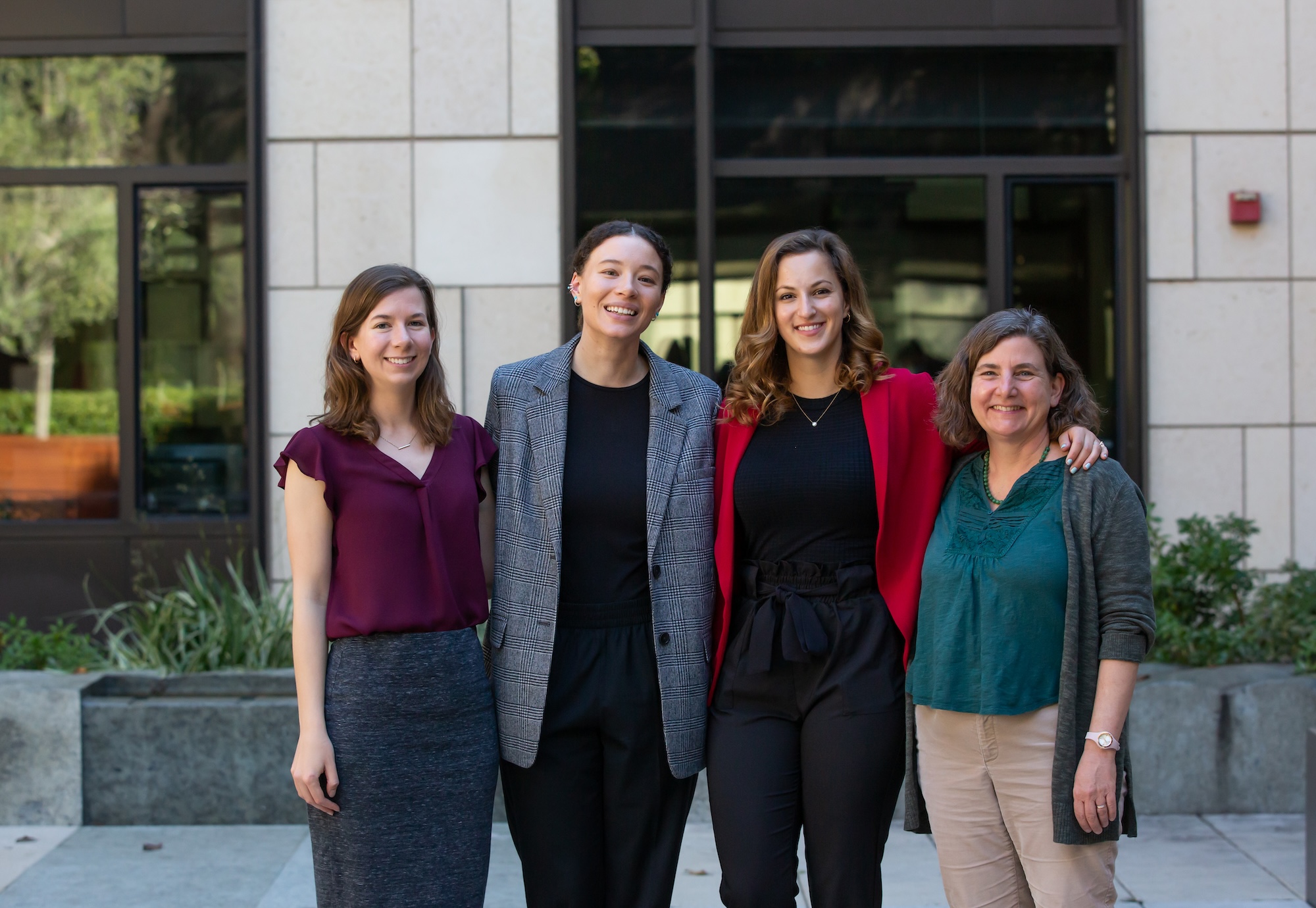 Leanna Lupin (JD '23), Erica Freeman (JD '23), Bailey Cofax (JD '22), and Abigail Trillin.