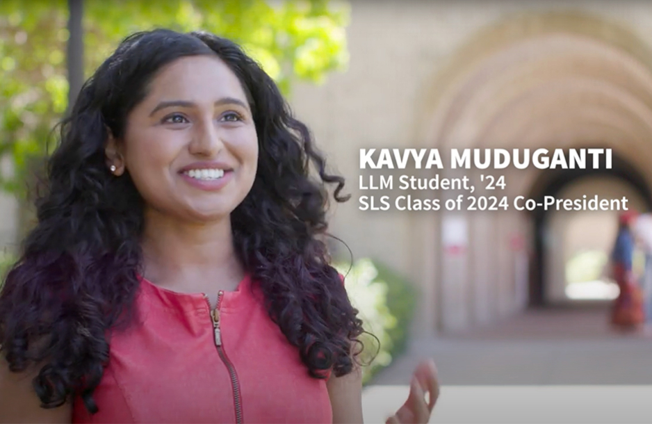 Kavya Muduganti, LLM Student, '24 and SLS Class of 2024 Co-President