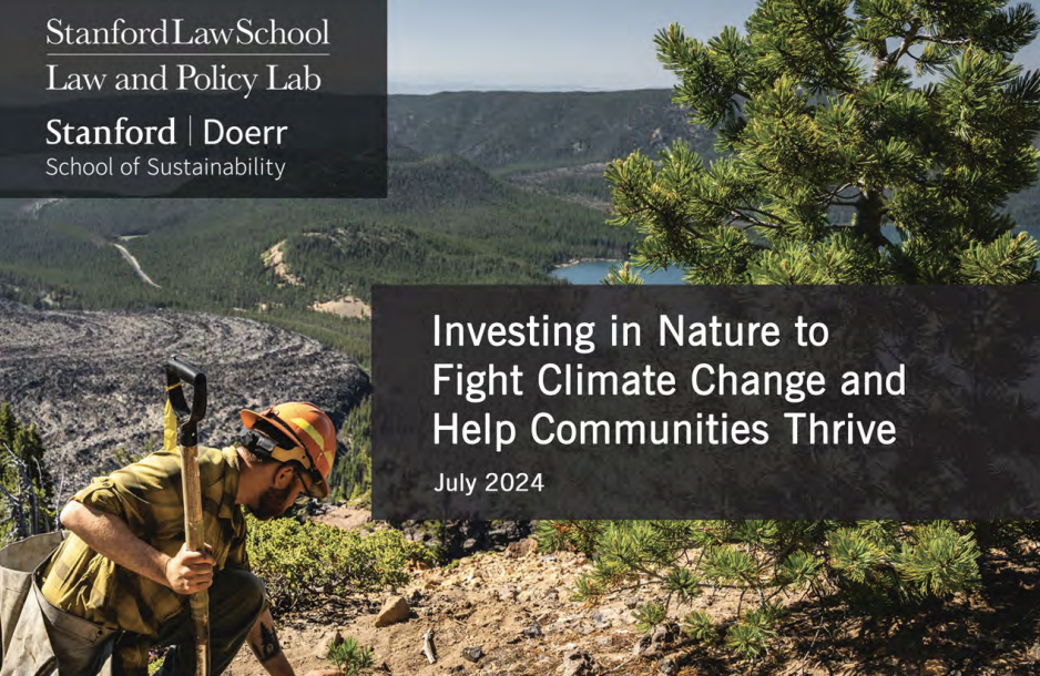 Investing in Nature to Fight Climate Change and Help Communities Thrive