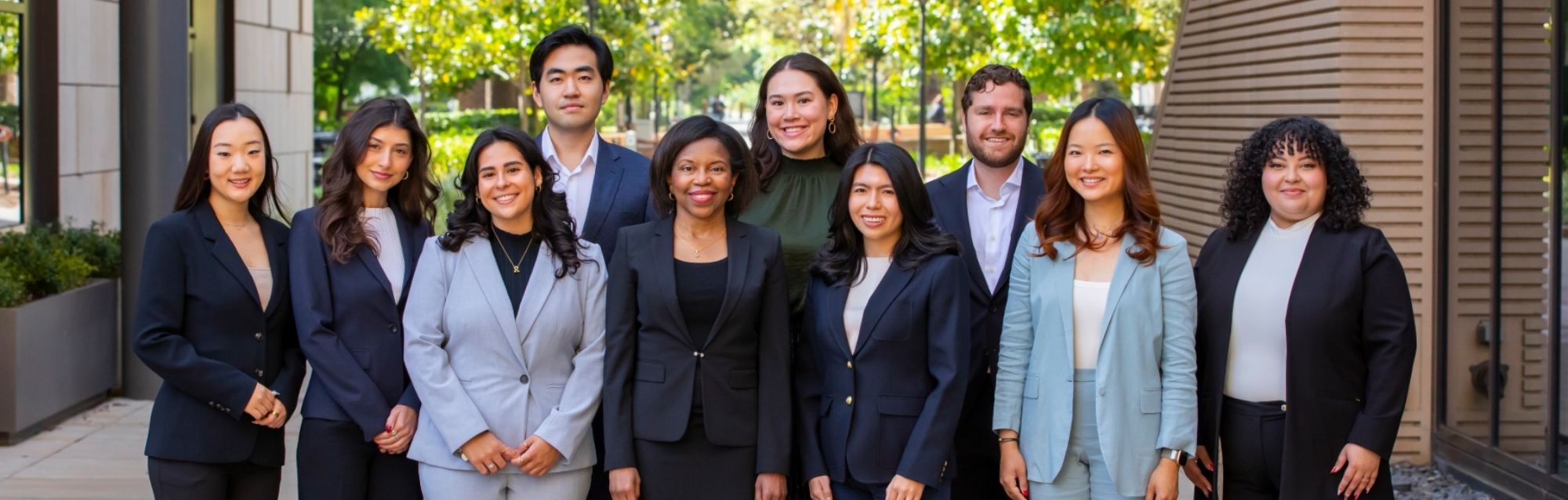 Group photo of Entrepreneurship Clinic students and the supervising attorneys