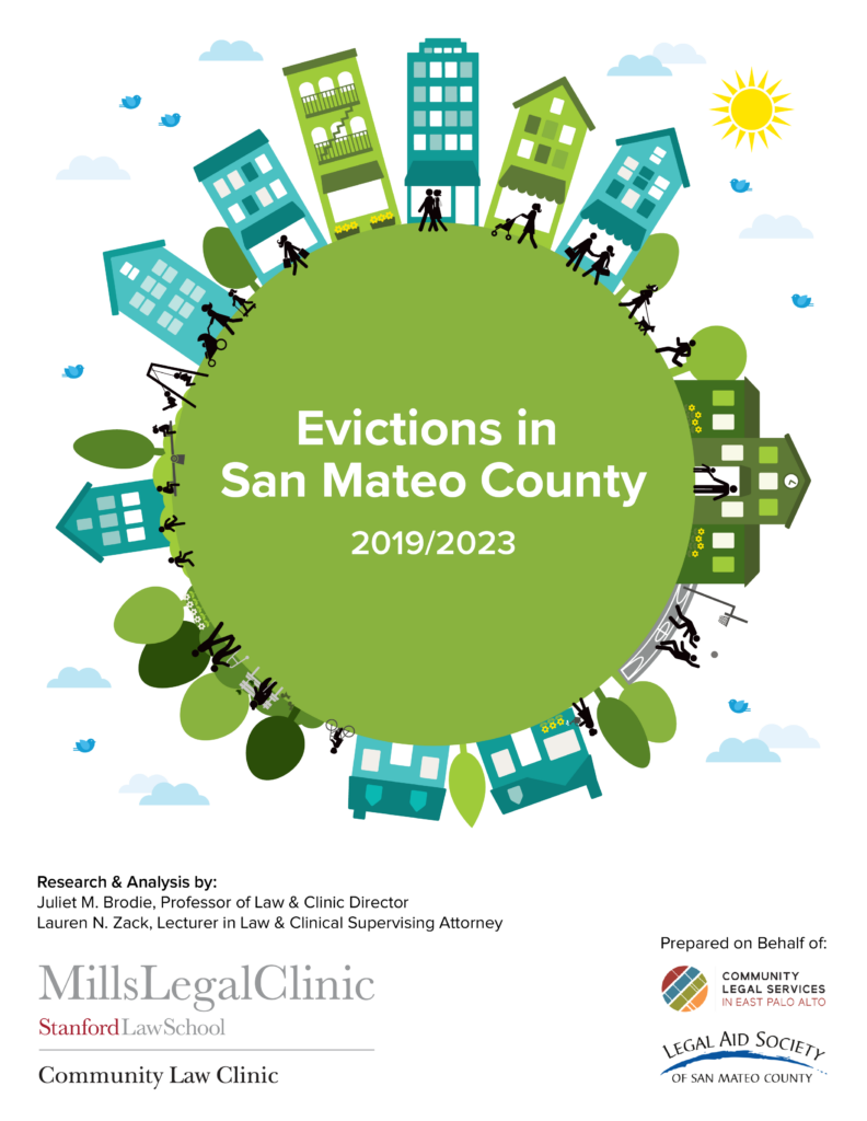 Report Cover: Evictions in San Mateo County: 2019 & 2023