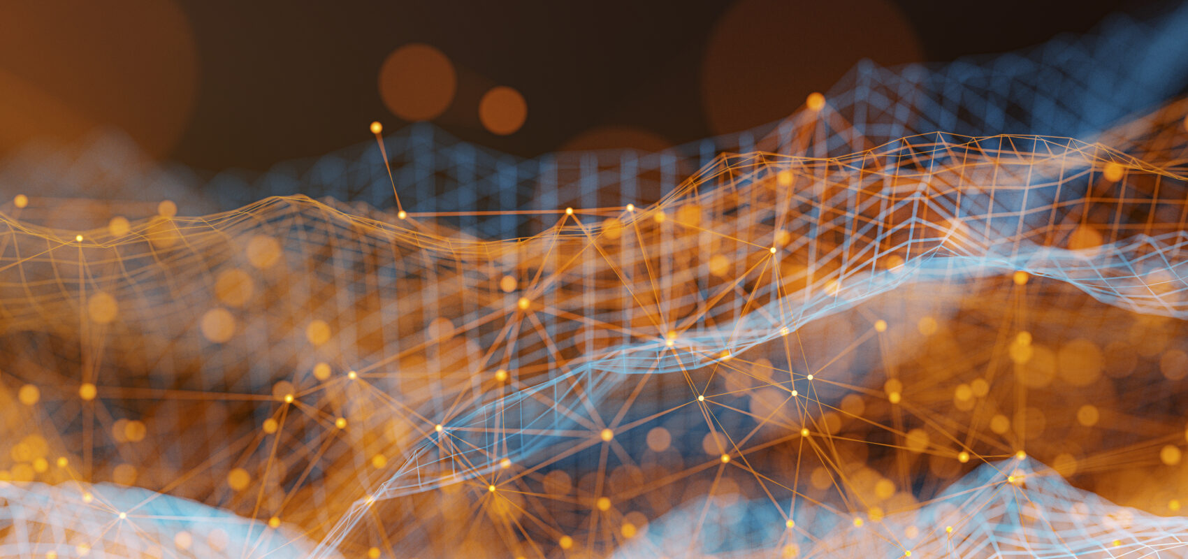 Abstract illustration - tech, 3D graphs.