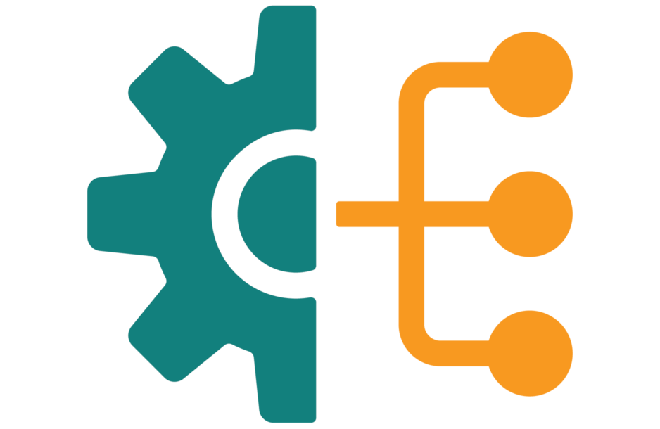 icon of a wheel and nodes