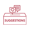 icon for the suggestion box form