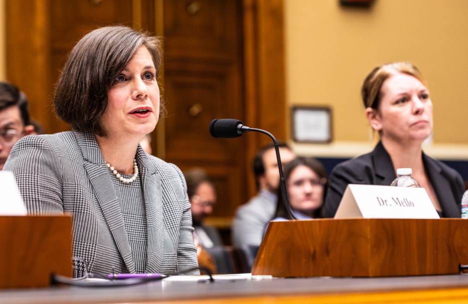 Supportive Structures for Healthcare AI Innovation and Adoption - Michelle Mello testifying. Lancer Photography, 2025. All rights reserved.