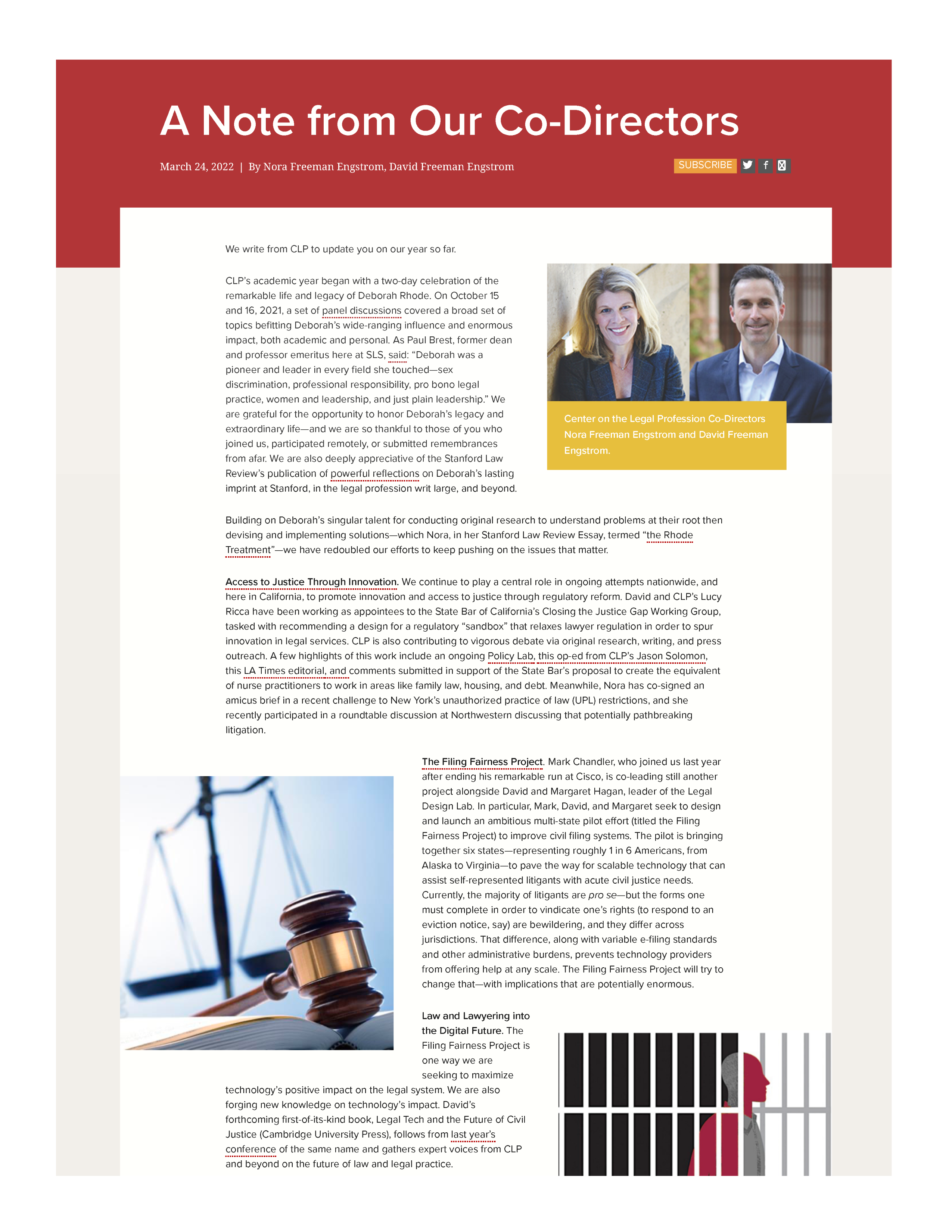 Cover image of newsletter - decoration purposes only.