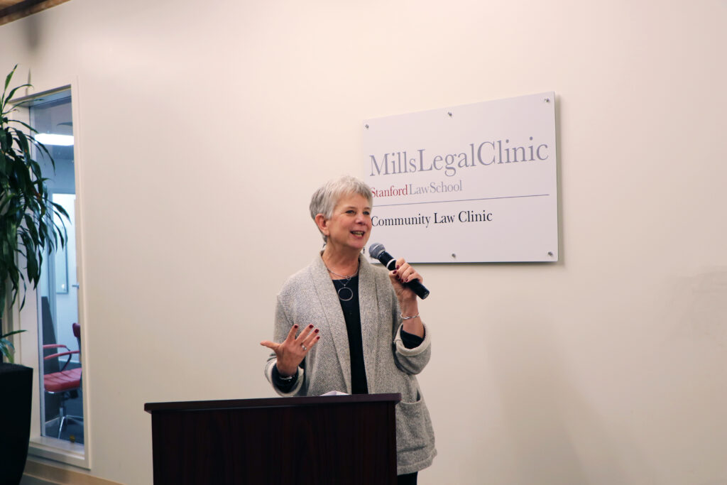 Juliet M. Brodie, Professor of Law and Director of the Stanford Community Law Clinic
