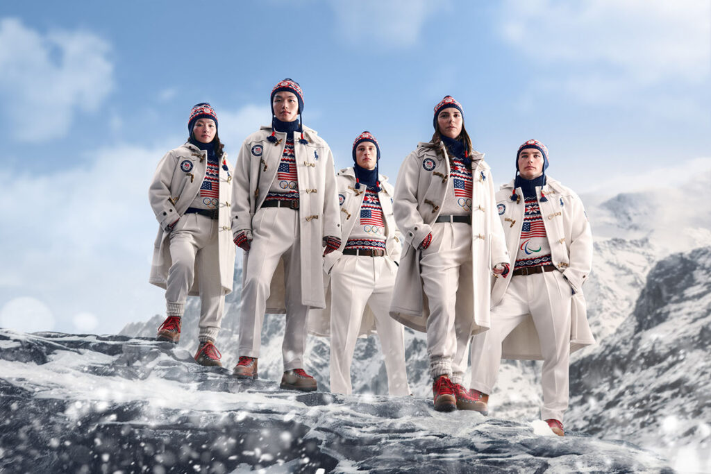 Team USA’s uniforms for the opening ceremony of the 2026 Winter Olympic Games. | Courtesy Ralph Lauren