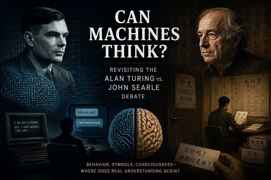 Can Machines Think? - Revisiting the Alan Turing vs. John Searle Debate In memory of Alan Turing (23 June 1912 – 7 June 1954)