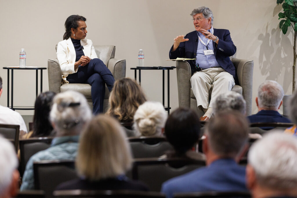 Image of Condoleezza Rice and David Kennedy