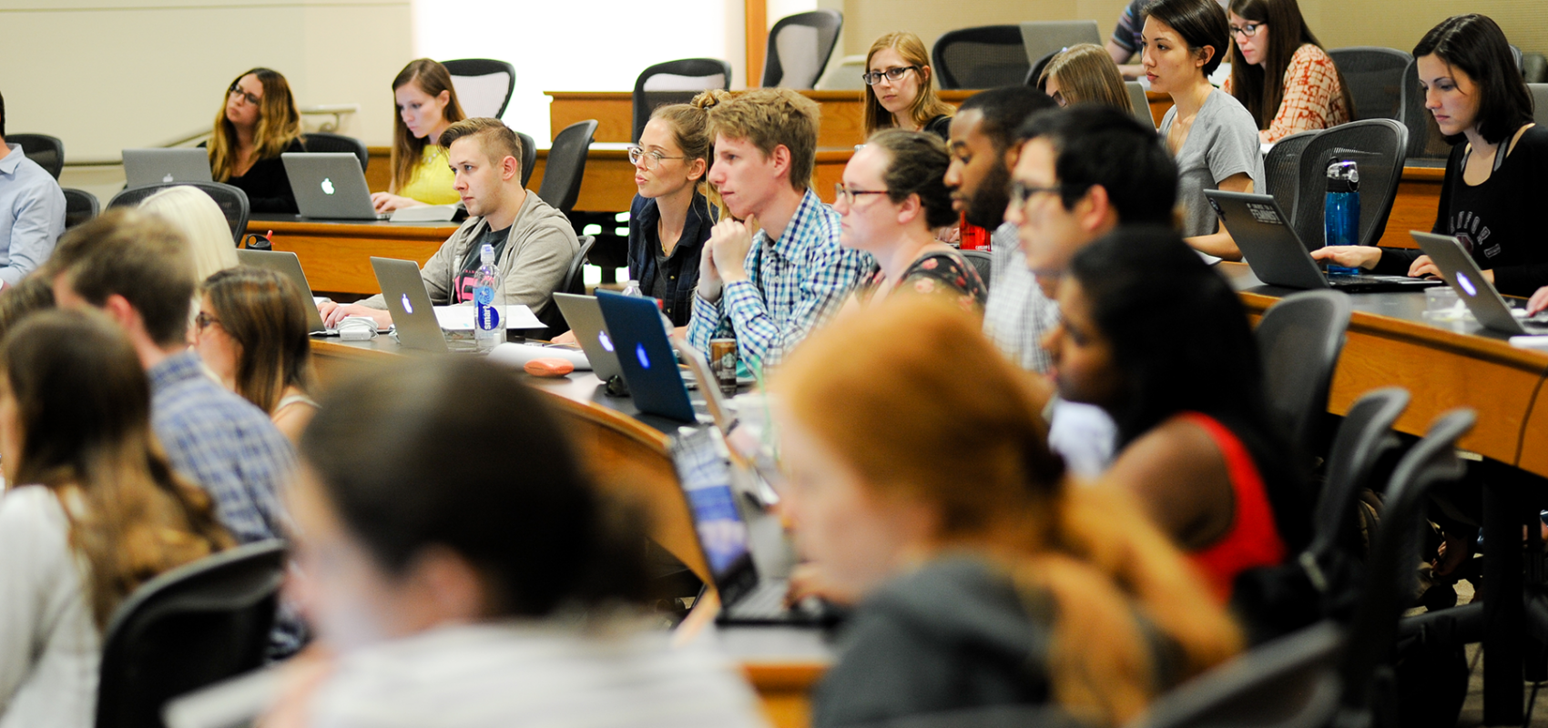 Stanford Law students in a lecture.