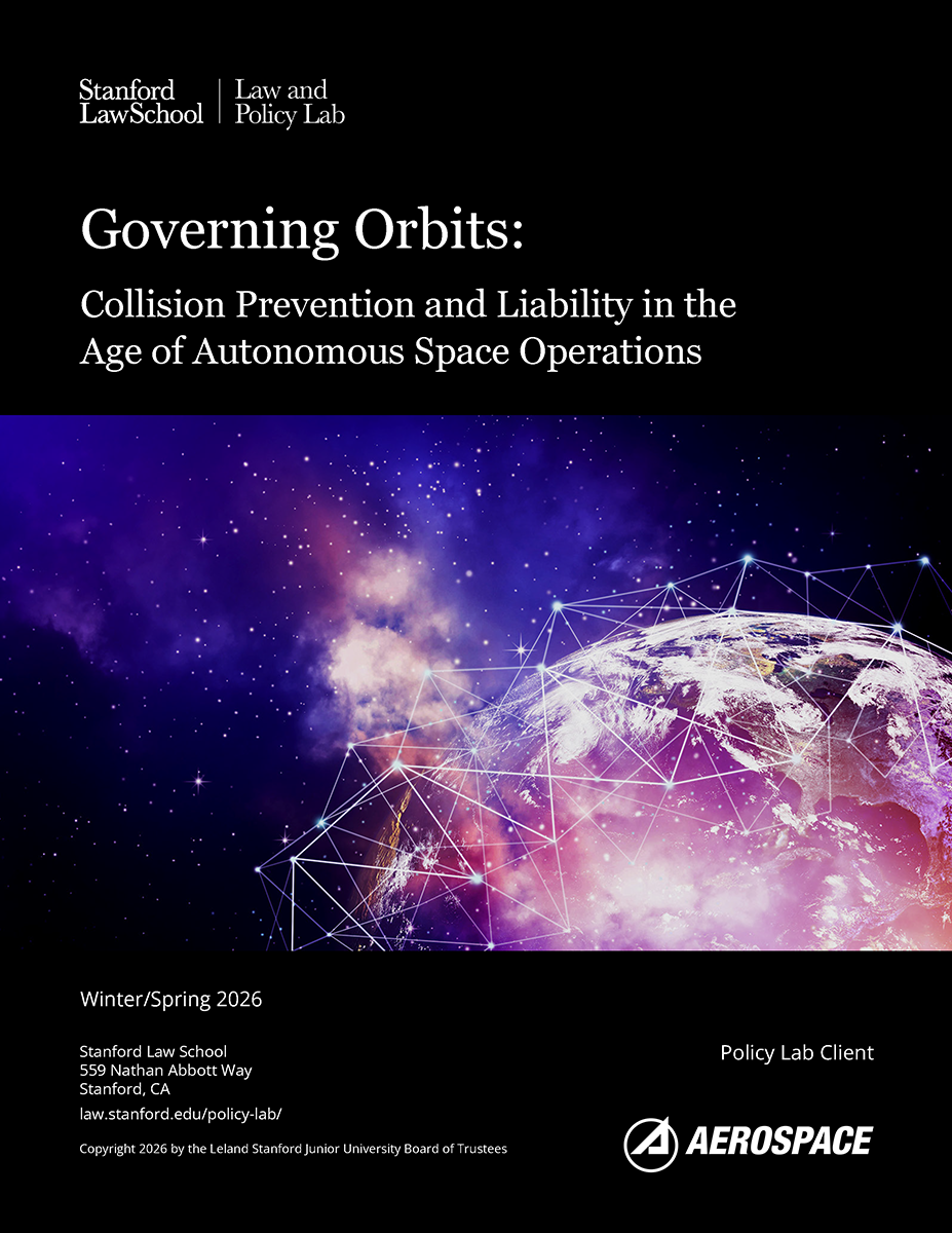 Governing Autonomous and AI Systems in Outer Space (810G) 1